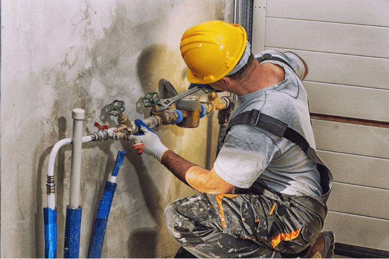 plumber stock photo